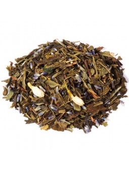 thé aromatisé au guarana et aux fleurs