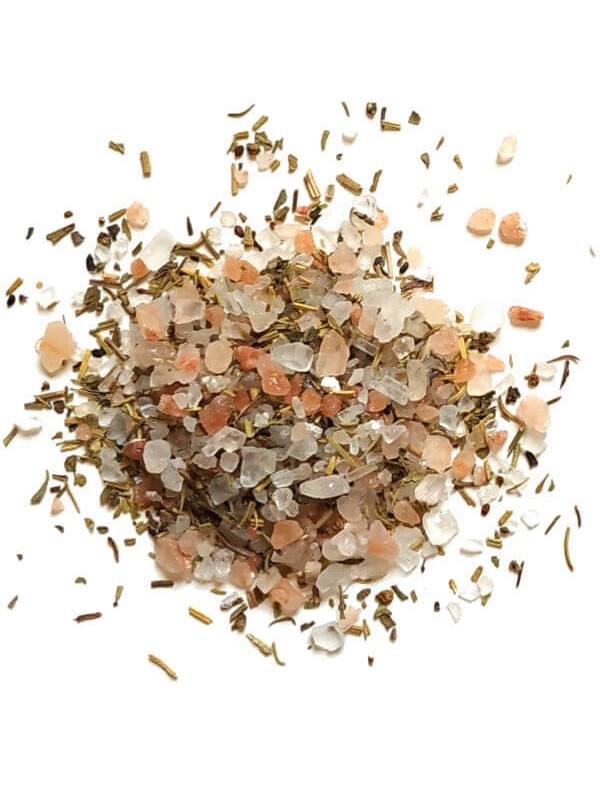 Sel rose de l'himalaya aromatisé aux herbes sauvage de crete