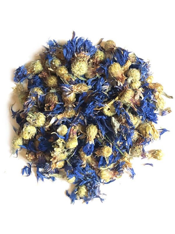Fleurs de bleuet séchées