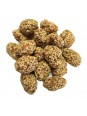 Amandes caramélisées enrobées aux graines de sésame
