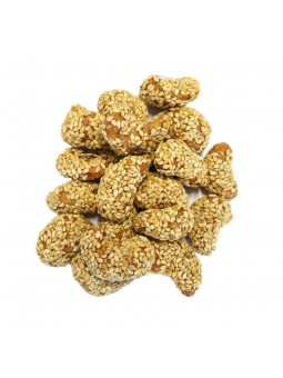 Noix de cajou pralinées (caramélisées) au sésame