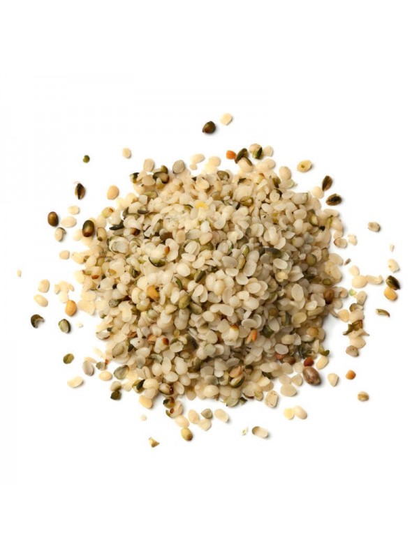Graines de chanvre décortiquées (pelées) biologiques
