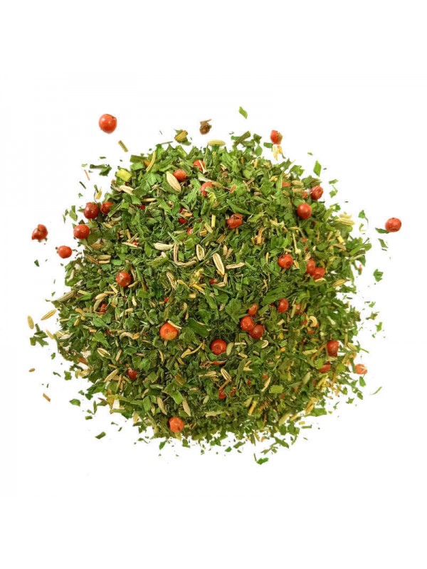 Mélange d'herbes pour poisson