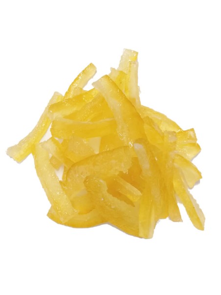 Lamelles d'écorces de citron confit