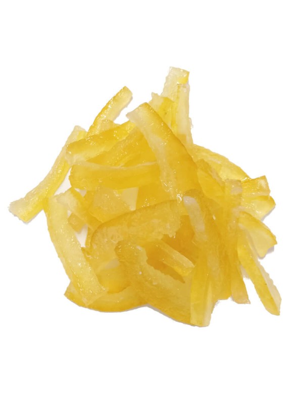 Lamelles d'écorces de citron confit