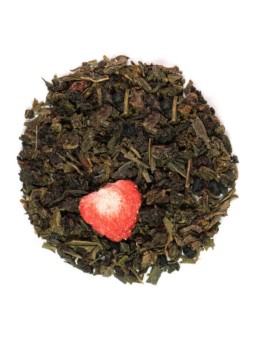 Thé Oolong fraise BIO