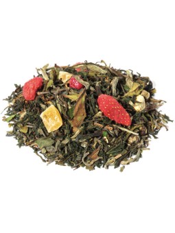 Thé blanc litchi pêche thé du dragon