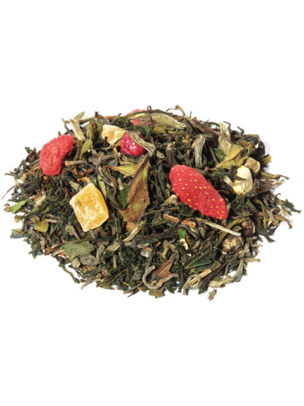 Thé blanc litchi pêche thé du dragon