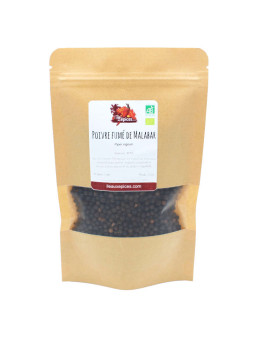 Sachet de Poivre fumé de Malabar bio