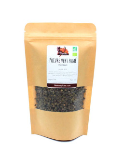 Sachet de Poivre vert fumé de Malabar bio