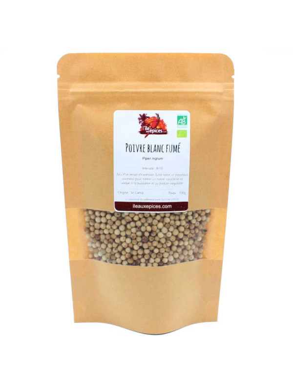Sachet de Poivre blanc fumé bio