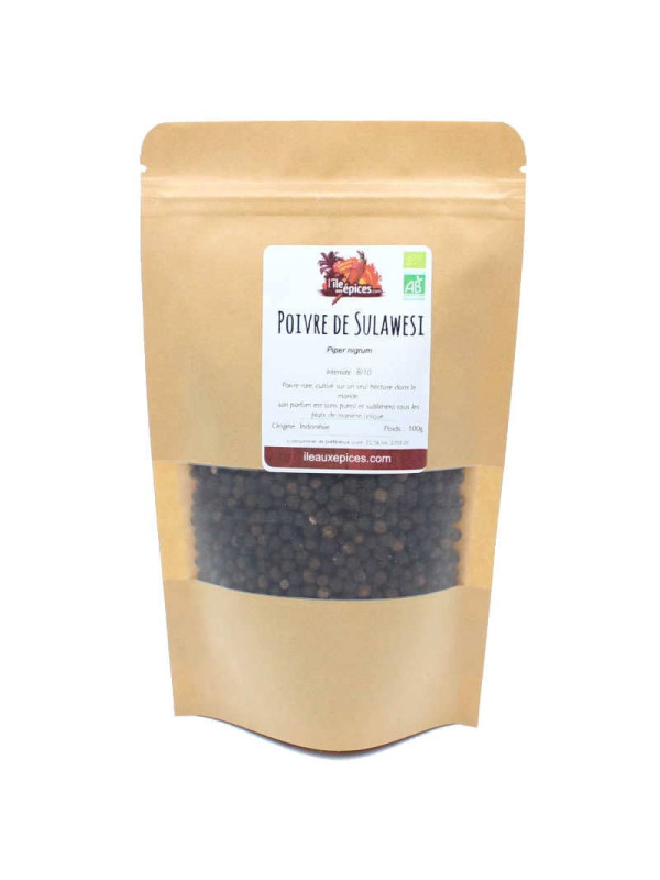 Sachet de Poivre noir de Sulawesi