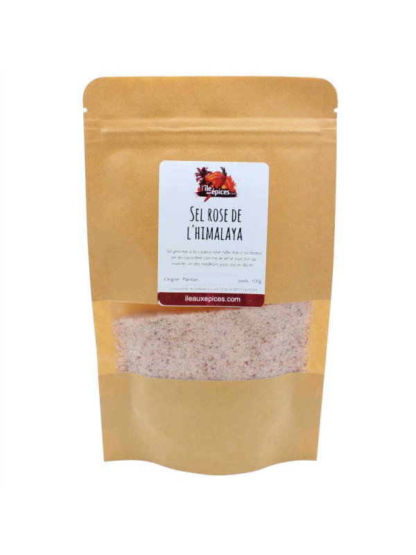 Sachet de sel rose fin