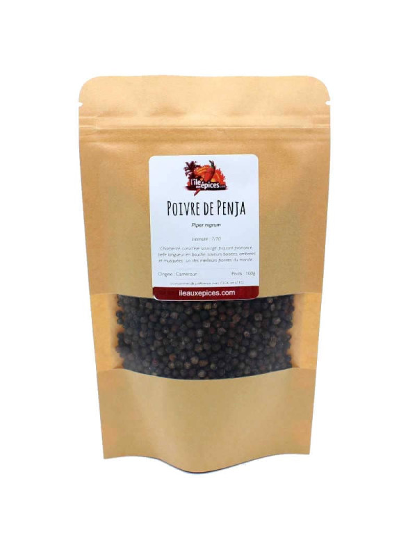 Sachet de Poivre de Penja noir