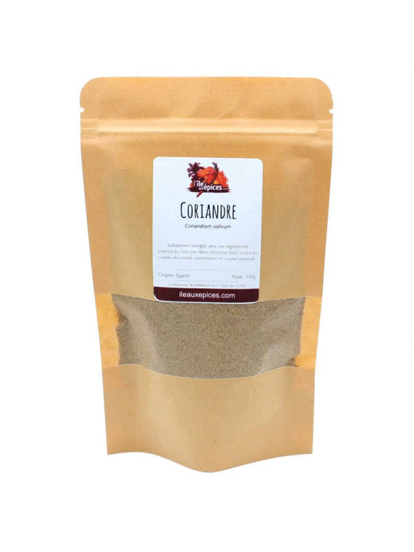 Sachet de coriandre en poudre