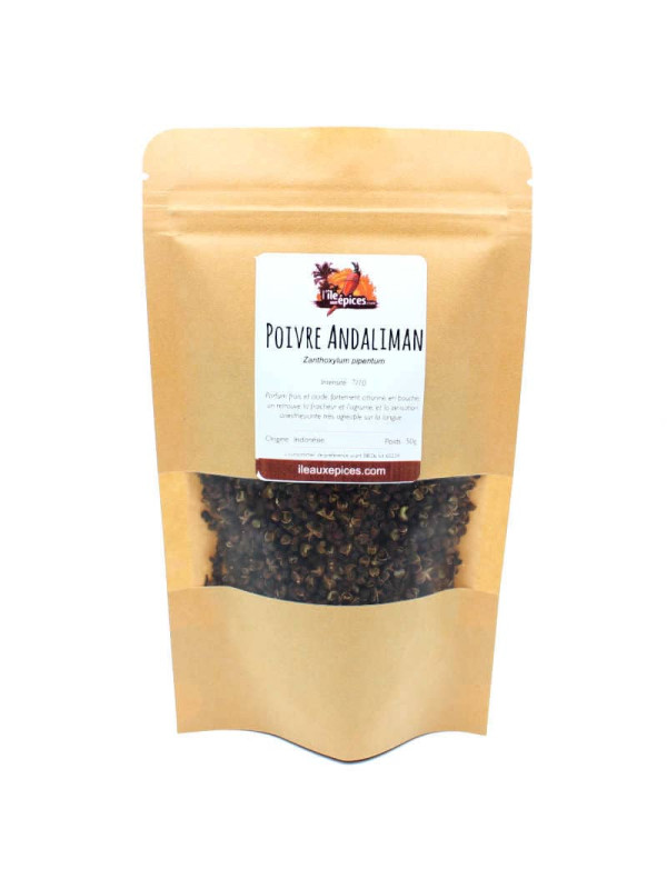 Sachet de poivre andaliman