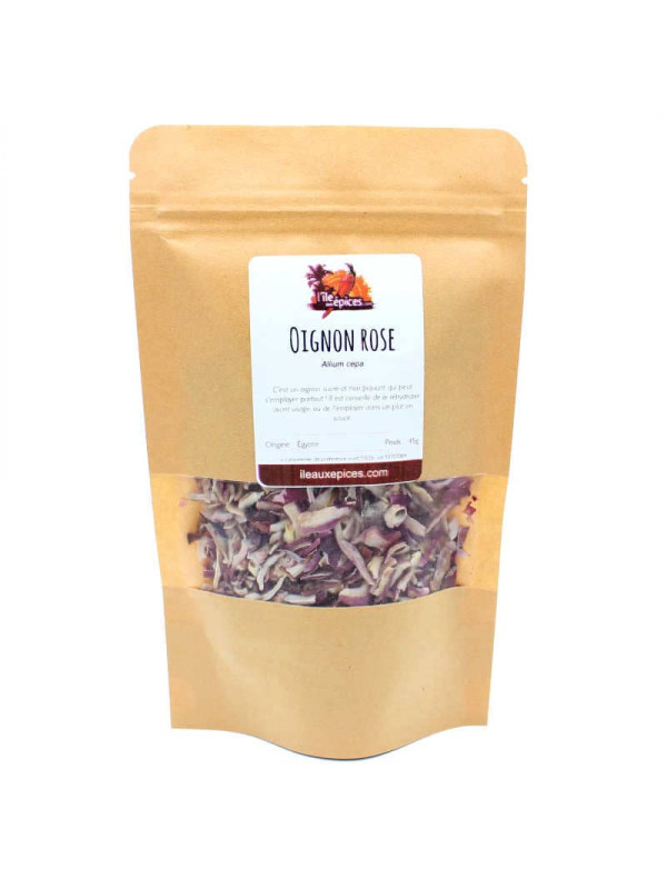 Sachet d'oignon rose séché