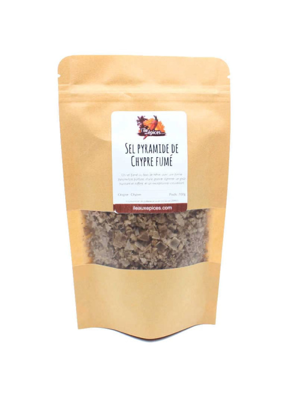 Sachet de sel pyramide de Chypre fumé