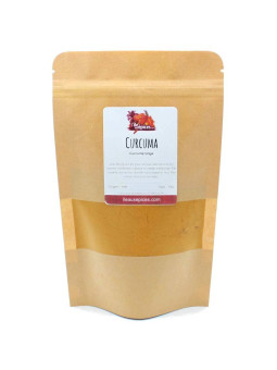 Sachet de curcuma en poudre