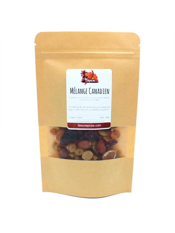 Sachet de Mélange de fruits secs Canadien