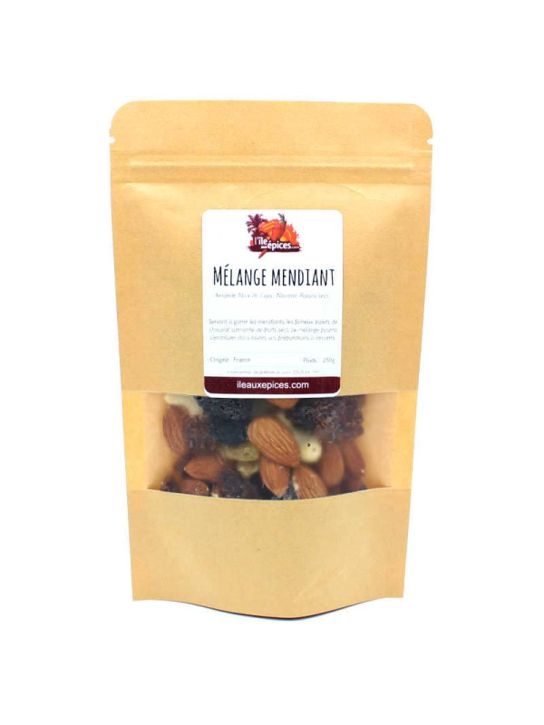 Sachet de Mélange fruits secs mendiant