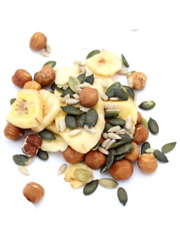 mélange fruits secs petit déjeuner