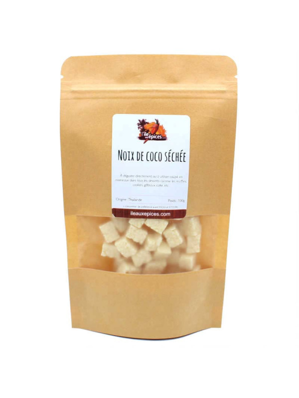 Noix de coco séchée - Achat, vertus et recettes - L'ile aux épices
