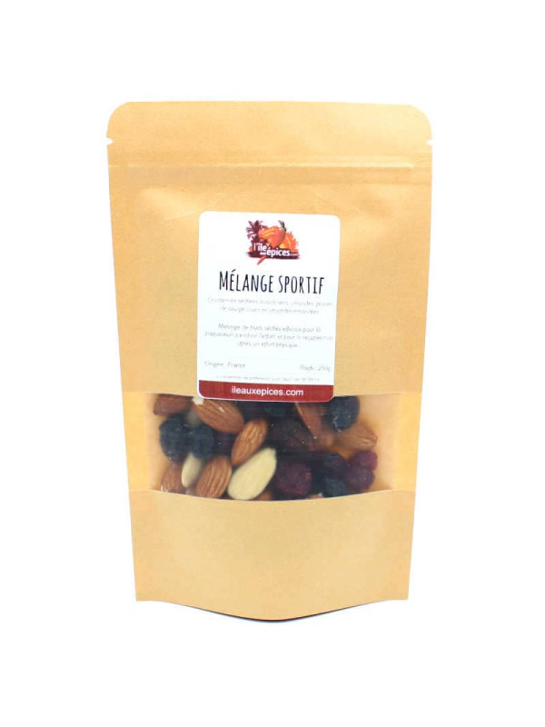 Sachet de Mélange de fruits secs pour sportif