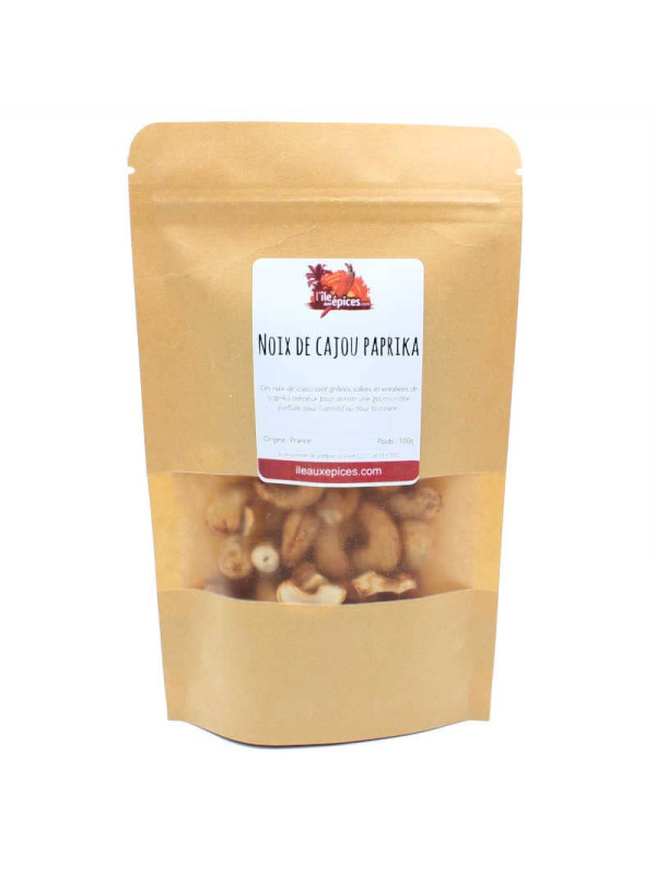 Sachet de cajou grillées au paprika