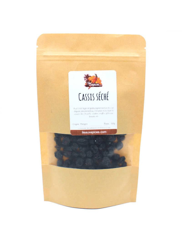 Sachet de cassis séché