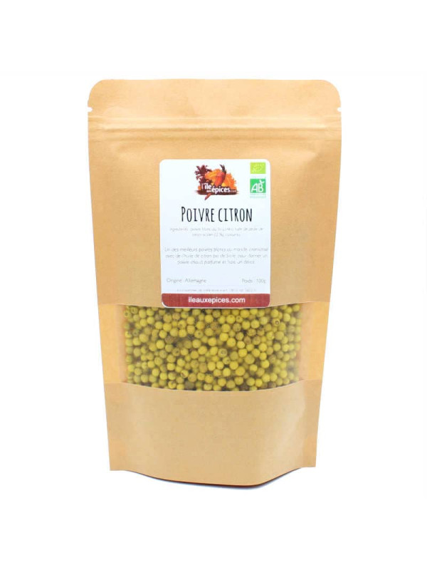 Sachet de Poivre citron bio