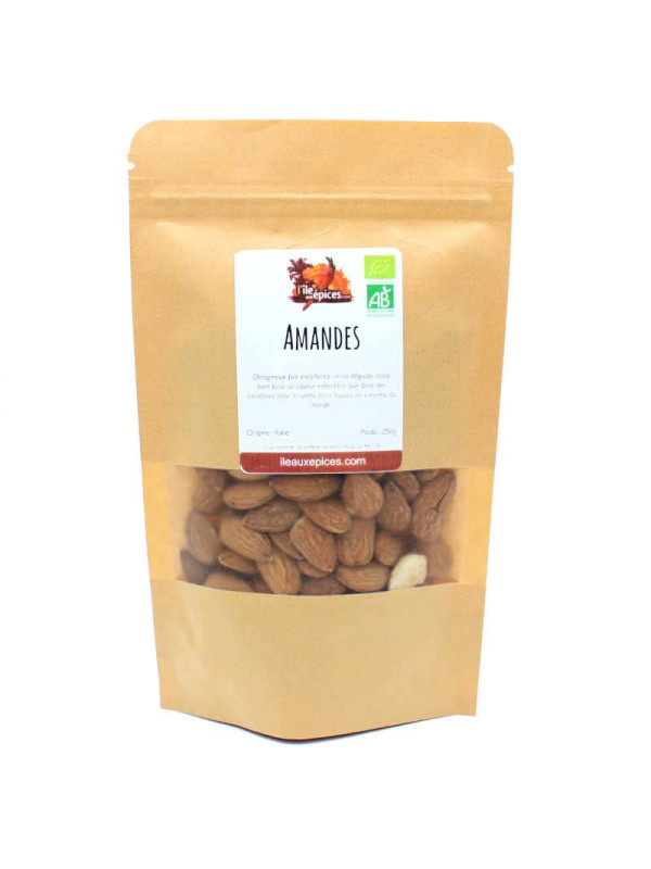 Sachet d'amandes entières bio