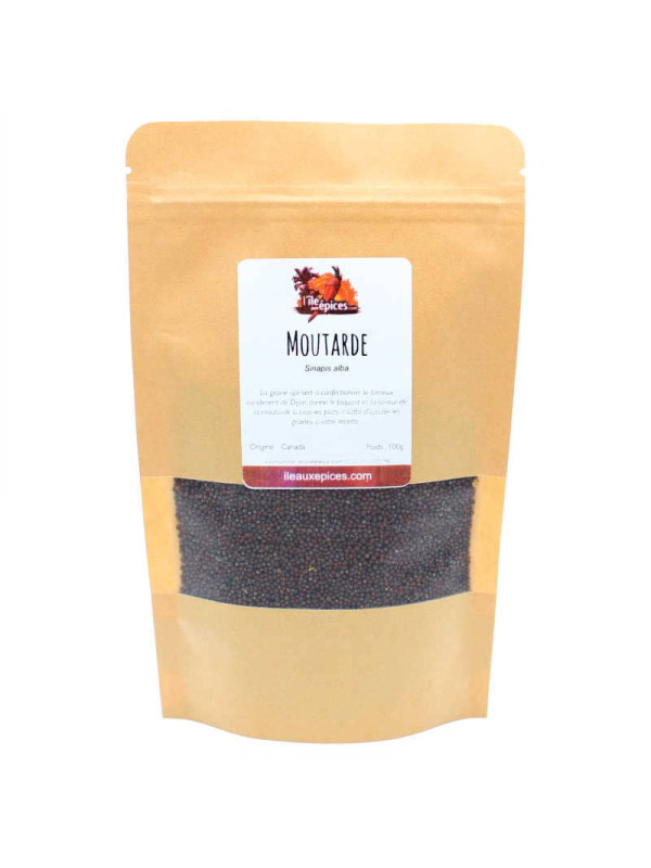Sachet de graines de moutarde brunes
