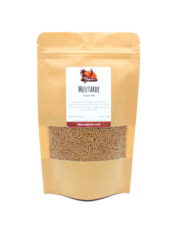 Sachet de graines de moutarde blanches
