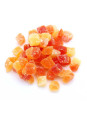 Cubes de papaye séchée
