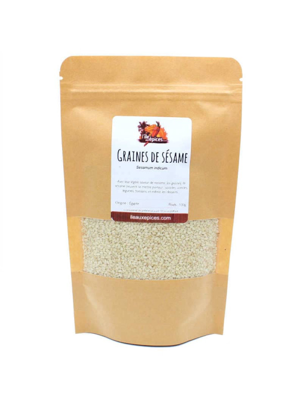Sachet de graines de sésame blanc