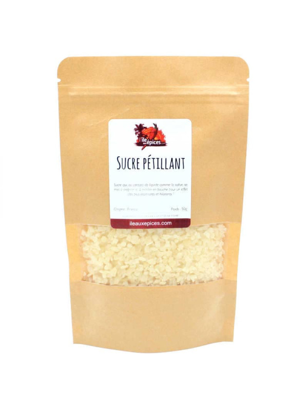 Sachet de sucre pétillant