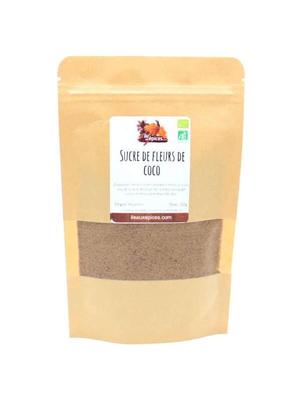 Sachet de sucre de fleurs de coco bio