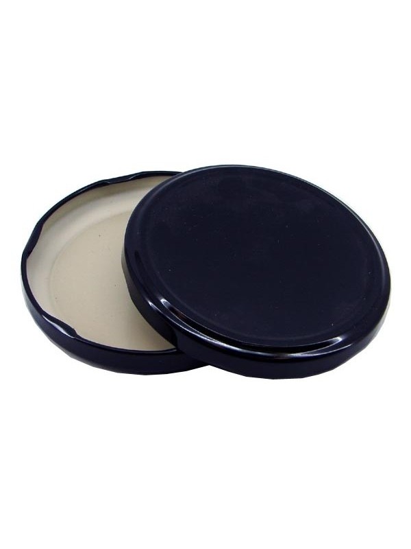 Bouchon noir pot à épices et thé carré