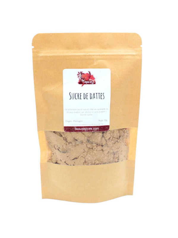 Sachet de sucre de dattes