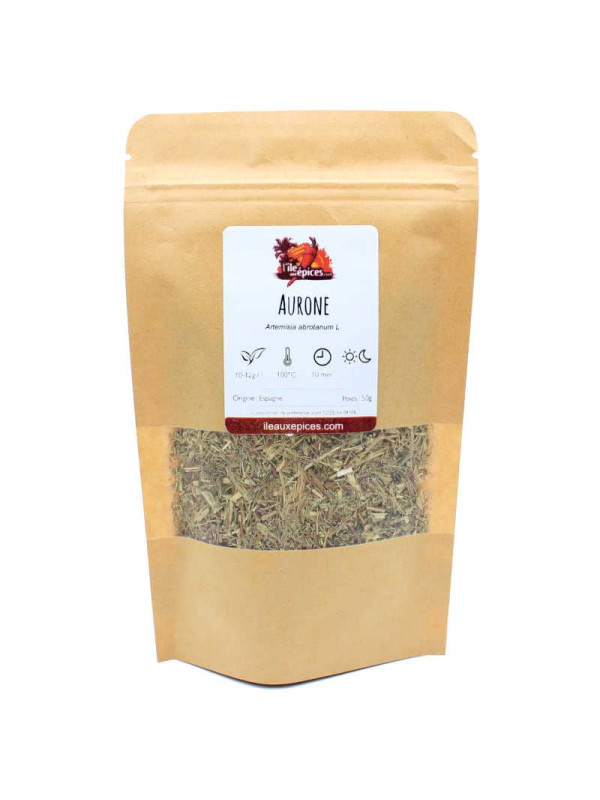 Sachet d'aurone séchée pour tisane