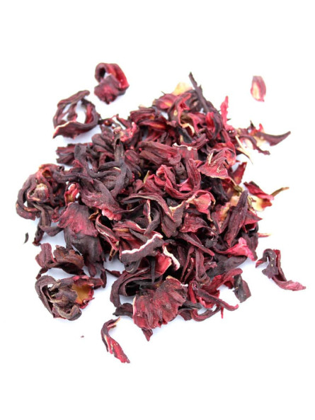 Fleurs d'hibiscus séchées (pour bissap ou carcadé)