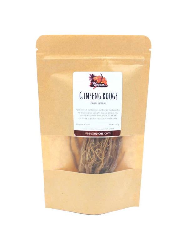 Sachet de ginseng rouge séché