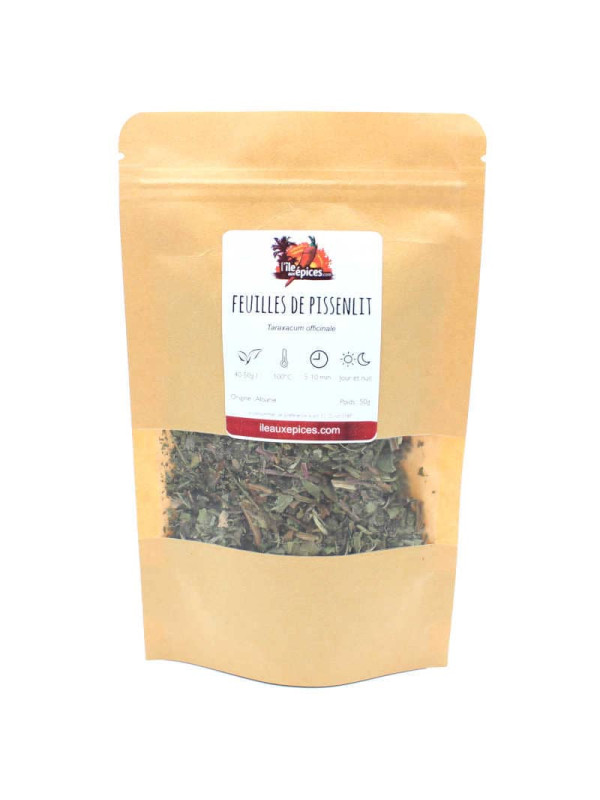 Sachet de feuilles de pissenlit pour tisane