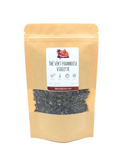 Sachet de thé a la violette et framboise