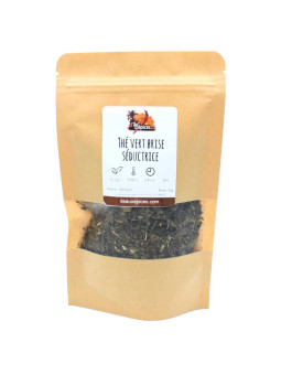 Sachet de thé aromatisé au guarana et aux fleurs
