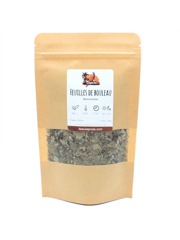 Sachet de Feuilles de bouleau séchées pour tisane