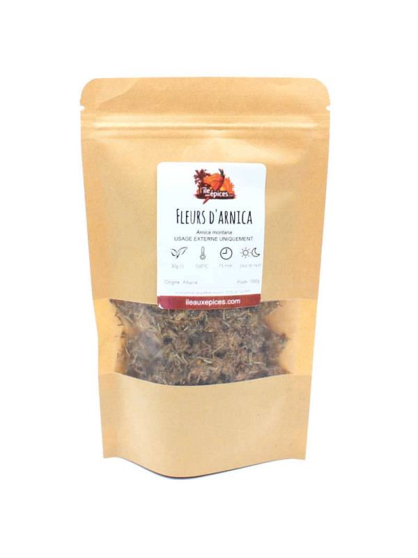 Sachet de Fleurs d'Arnica séchées