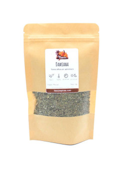Sachet de feuilles de Damiana séchées à fumer