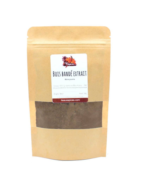 Sachet d'extrait de bois bandé en poudre